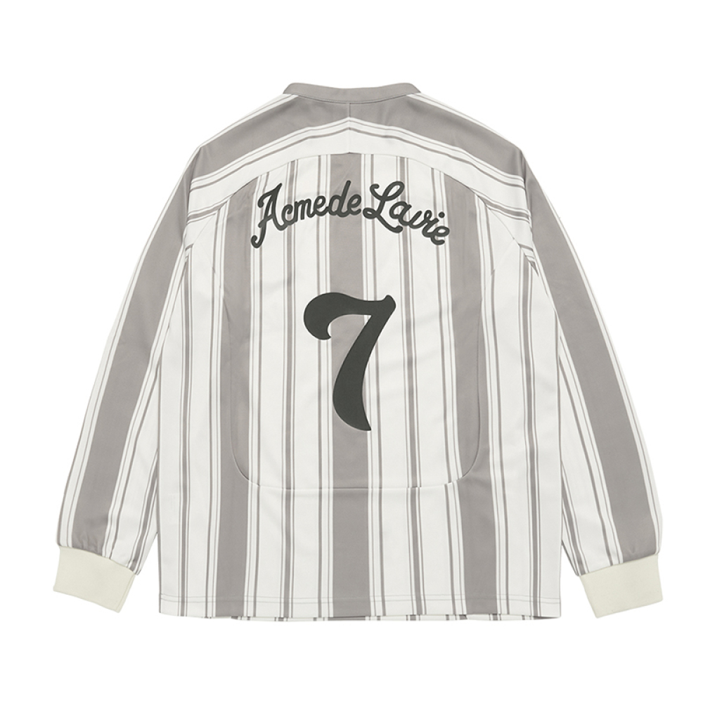 ADLV ♥ STRIPE FOOTBALL JERSEY LONG SLEEVE T-SHIRT acmé de la vie ADLV STRIPE FOOTBALL JERSEY LONG SLEEVE T