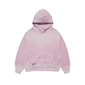 DISTRESSED HOODIE PINK