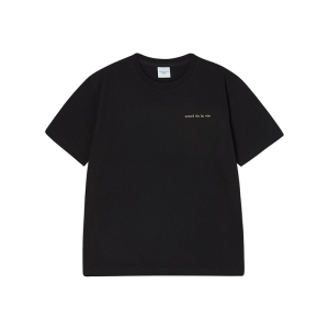 REFLECTION BASIC LOGO SHORT SLEEVE T-SHIRT BLACK