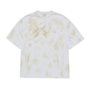 DIRTY WASHED SHORT SLEEVE T-SHIRT WHITE