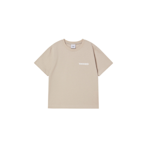 KIDS BLADE LOGO SHORT SLEEVE T-SHIRT DARK BEIGE