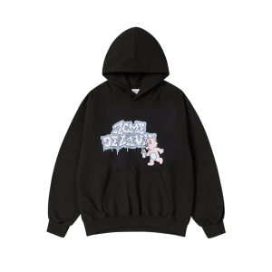 AC BEAR SPRAY HOODIE BLACK
