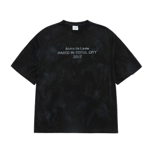 DIRTY WASHED SHORT SLEEVE T-SHIRT BLACK