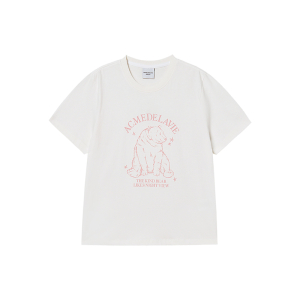 WOMAN POLAR BEAR SHORT SLEEVE T-SHIRT CREAM