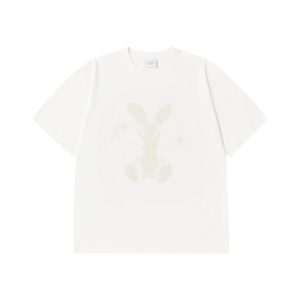 SOLO RABBIT ALIEN SHORT SLEEVE T-SHIRT CREAM